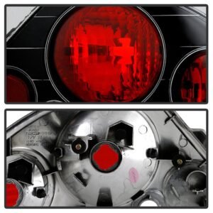 Mitsubishi Eclipse 00-02 Euro Style Tail Lights - Black - Image 3