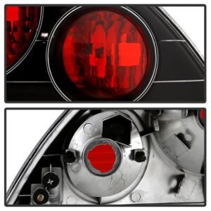 Mitsubishi Eclipse 00-02 Euro Style Tail Lights - Black - Image 4