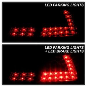 Mitsubishi Lancer / Evolution X 08-14 ( WillNot Fit SportBack ) LED Tail Lights - Black - Image 11