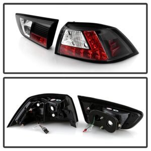 Mitsubishi Lancer / Evolution X 08-14 ( WillNot Fit SportBack ) LED Tail Lights - Black - Image 7