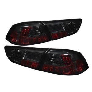 Mitsubishi Lancer / Evolution X 08-14 LED Tail Lights - Smoke - Image 1