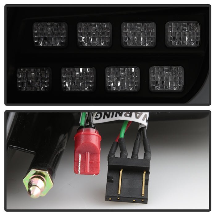 Mitsubishi Lancer / Evolution X 08-14 Version 2 LED Tail Lights - Black Smoke
