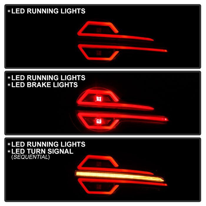 Mazda Miata MX-5 2016-2020 LED Tail Lights - Black