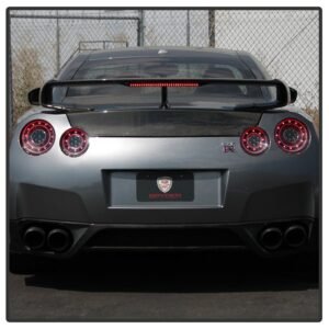 Nissan GTR 09-15 LED Tail Lights - Black - Image 11