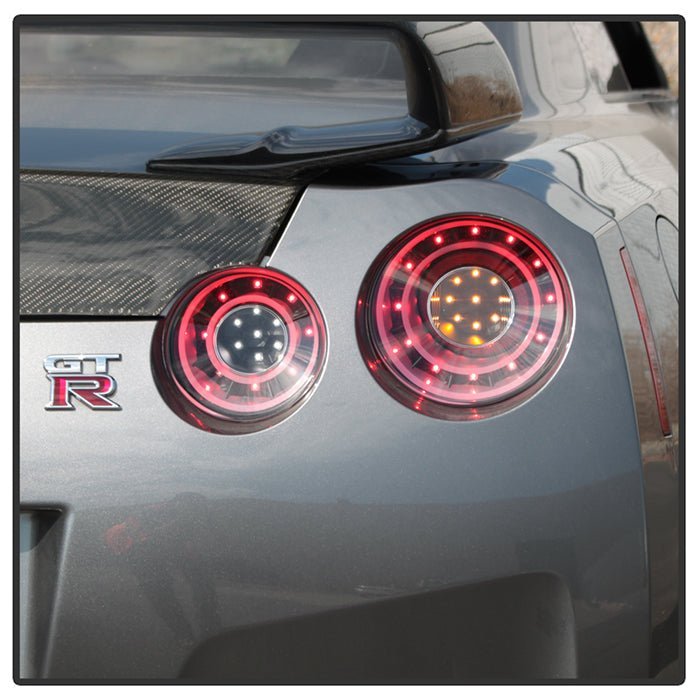 Nissan GTR 09-15 LED Tail Lights - Black