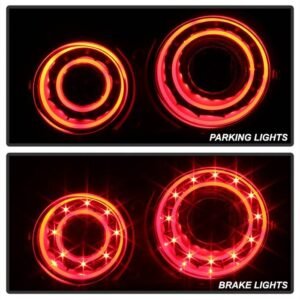 Nissan GTR 09-15 LED Tail Lights - Black - Image 6