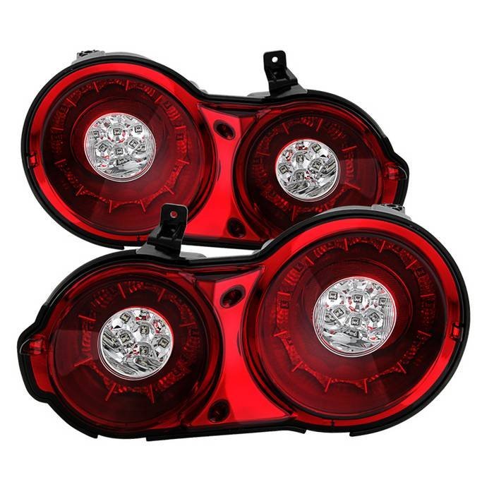 Mitsubishi Lancer / Evolution X 08-14 Version 2 LED Tail Lights - Black
