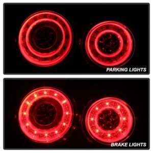 Mitsubishi Lancer / Evolution X 08-14 Version 2 LED Tail Lights - Black - Image 6