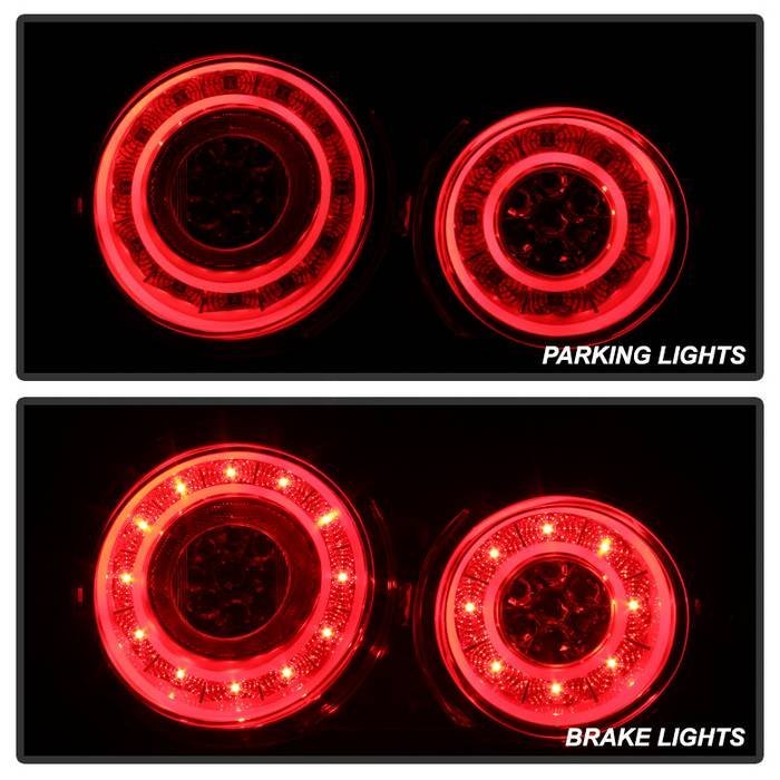 Mitsubishi Lancer / Evolution X 08-14 Version 2 LED Tail Lights - Black