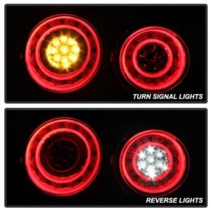 Mitsubishi Lancer / Evolution X 08-14 Version 2 LED Tail Lights - Black - Image 7