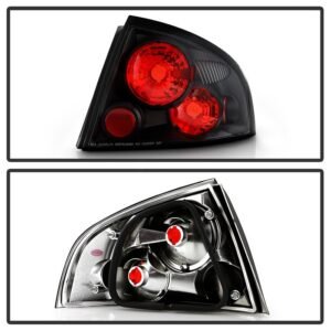 Nissan Sentra 00-03 Euro Style Tail Lights - Black - Image 2
