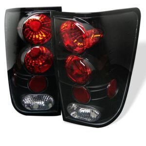 Nissan Titan 04-15 Euro Style Tail Lights - Black - Image 1