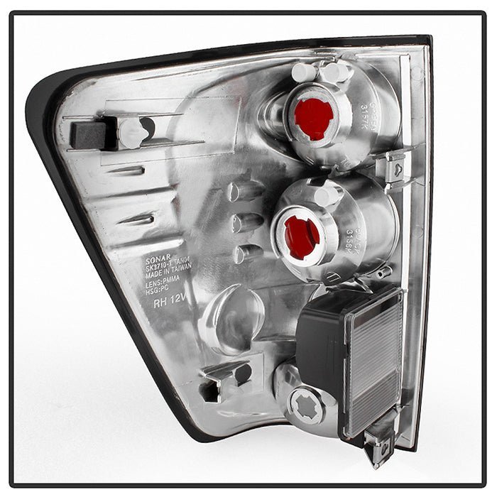 Nissan Titan 04-15 Euro Style Tail Lights - Black