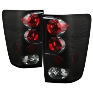 Nissan Titan 04-15 Euro Style Tail Lights - Black Smoke - Image 1