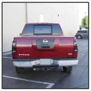 Nissan Titan 04-15 Euro Style Tail Lights - Black Smoke - Image 7
