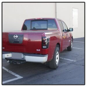 Nissan Titan 04-15 Euro Style Tail Lights - Black Smoke - Image 8