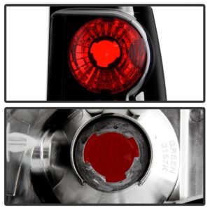 Nissan Titan 04-15 Euro Style Tail Lights - Black Smoke - Image 3