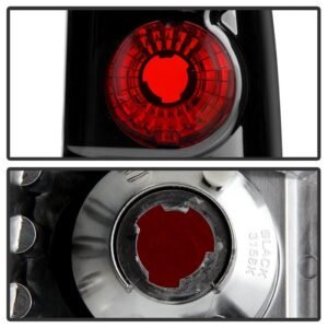 Nissan Titan 04-15 Euro Style Tail Lights - Black Smoke - Image 4