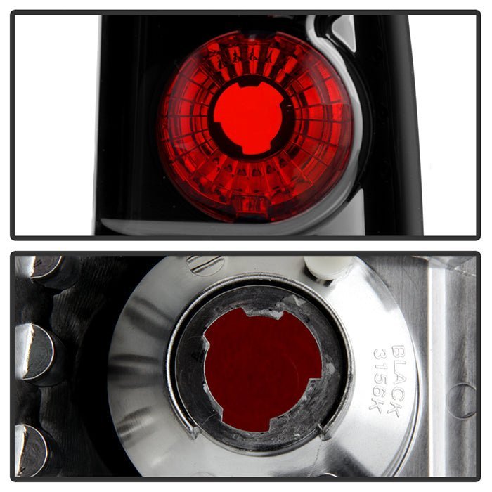 Nissan Titan 04-15 Euro Style Tail Lights - Black Smoke