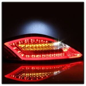 Porsche 987 Cayman 06-08 / Boxster 05-08 LED Tail Lights - Red Clear - Image 6