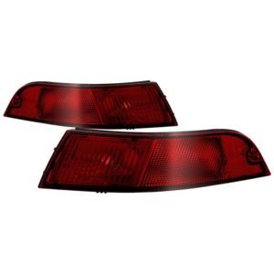 Porsche 993 1995-1998 OEM Tail Light - Red Smoke - Image 1