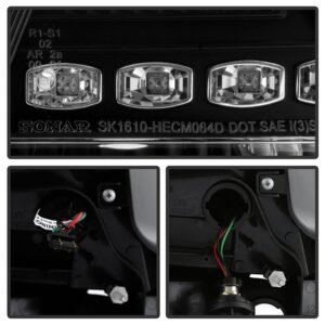 Pontiac G8 08-09 LED Tail Lights - Black - Image 3