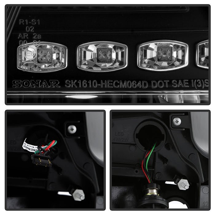 Pontiac G8 08-09 LED Tail Lights - Black
