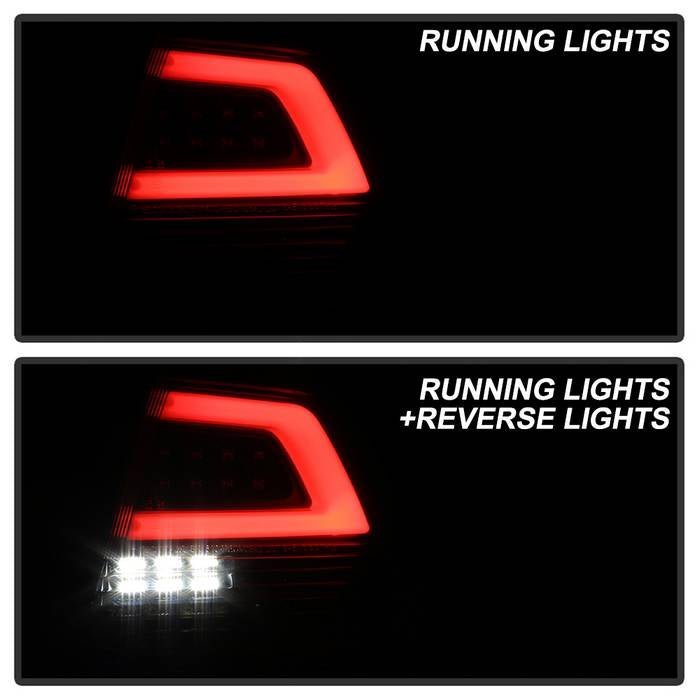 Pontiac G8 08-09 Version 2 Light Bar LED Tail Lights - Black