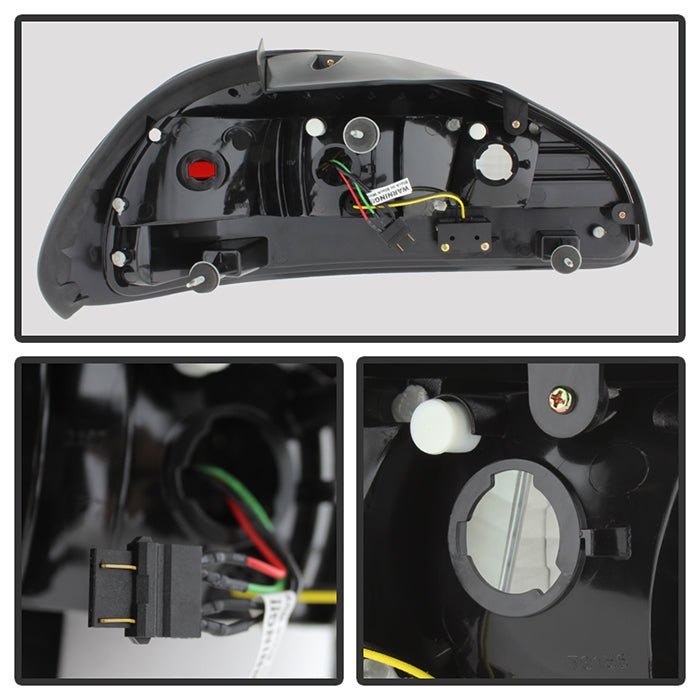 Pontiac Grand Prix 97-03 LED Tail Lights - Black Smoke