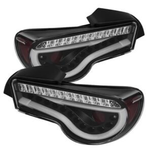 Scion FRS 12-16 / Subaru BRZ 12-18 Light Bar LED Tail Lights - Black - Image 1