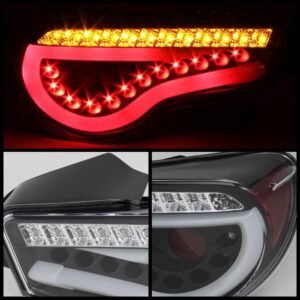 Scion FRS 12-16 / Subaru BRZ 12-18 Light Bar LED Tail Lights - Black - Image 3