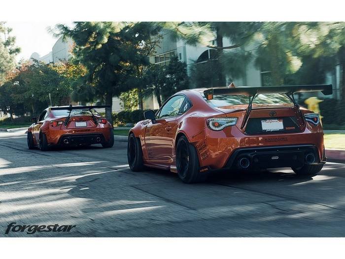 Scion FRS 12-16 / Subaru BRZ 12-18 Light Bar LED Tail Lights - Black