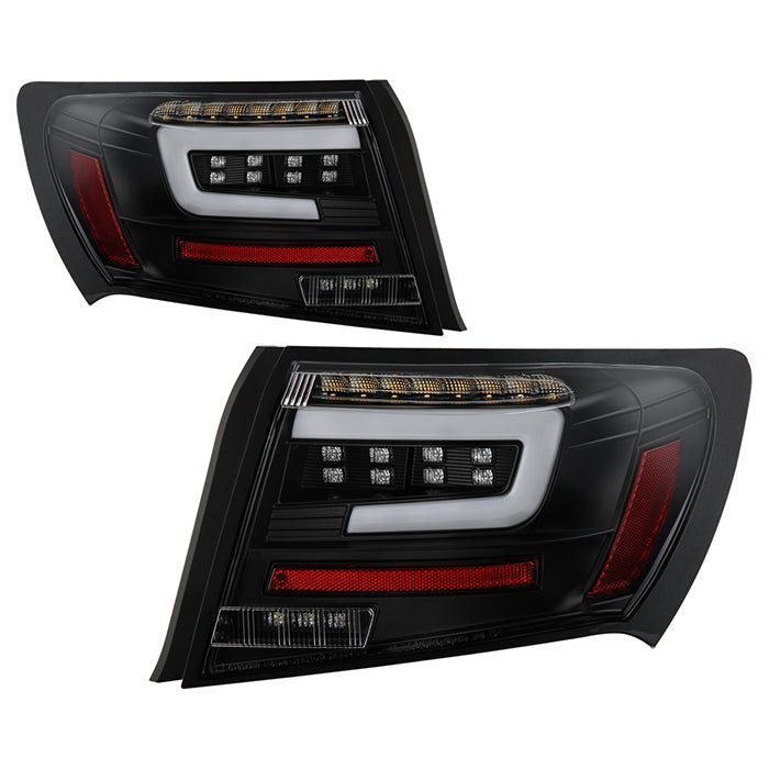 Subaru Impreza WRX 4DR 2008-2011 LED Tail Lights - Black