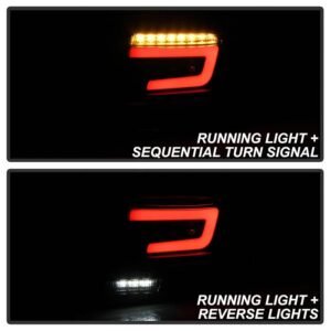 Subaru Impreza WRX 4DR 2008-2011 LED Tail Lights - Black - Image 10