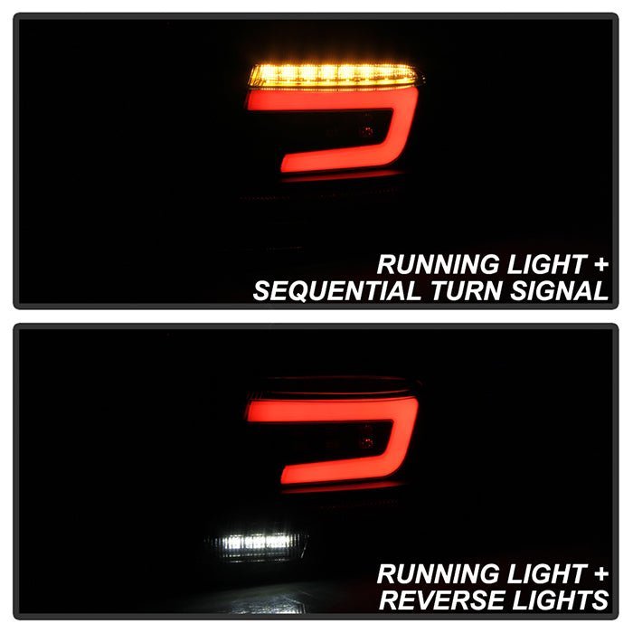 Subaru Impreza WRX 4DR 2008-2011 LED Tail Lights - Black