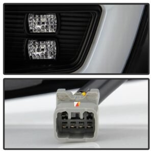 Subaru Impreza WRX 4DR 2008-2011 LED Tail Lights - Black - Image 3