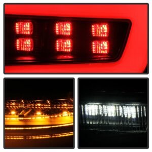 Subaru Impreza WRX 4DR 2008-2011 LED Tail Lights - Black - Image 8