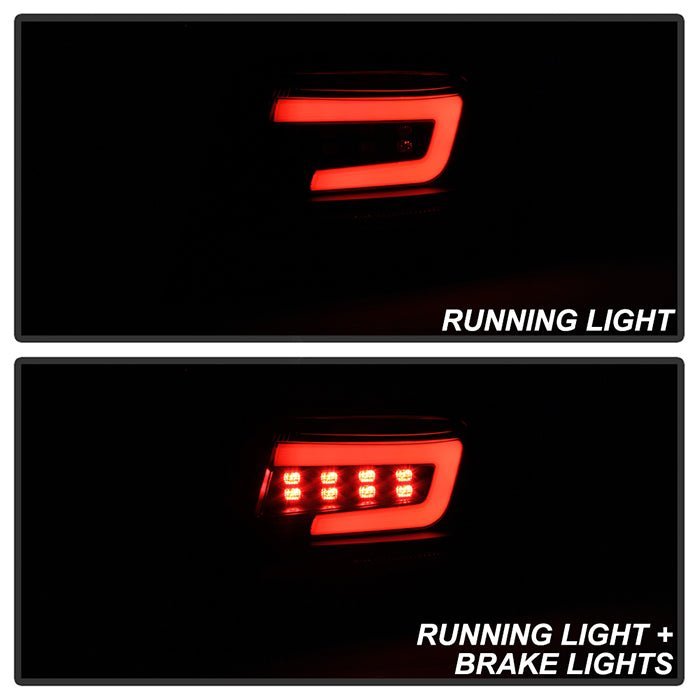Subaru Impreza WRX 4DR 2008-2011 LED Tail Lights - Black