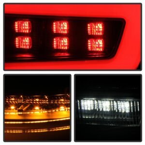 Subaru Impreza WRX 4DR 2008-2011 LED Tail Lights - Black Smoke - Image 7