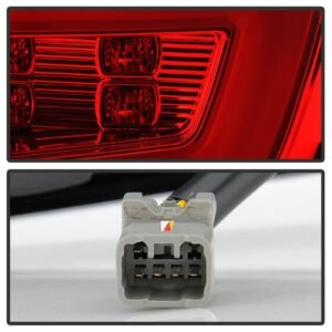 Subaru Impreza WRX 4DR 2008-2011 LED Tail Lights - Red Clear - Image 3