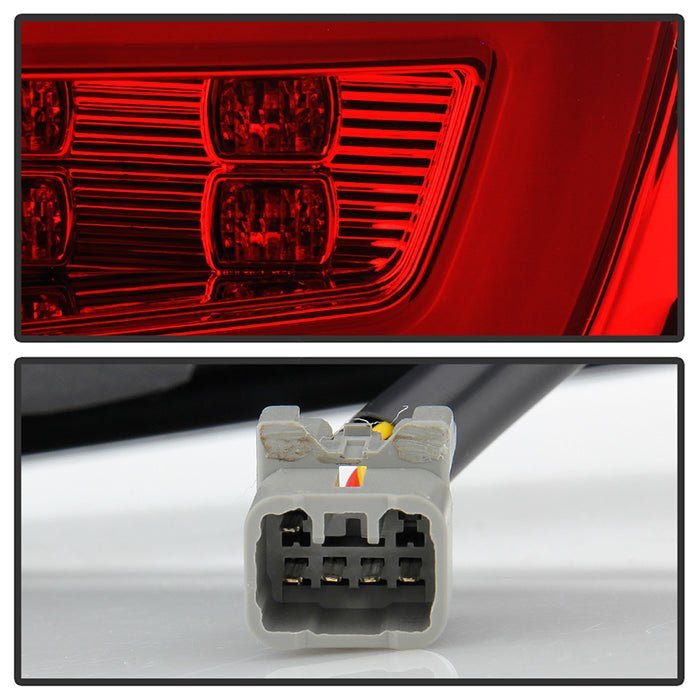 Subaru Impreza WRX 4DR 2008-2011 LED Tail Lights - Red Clear