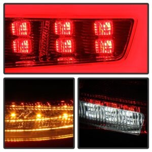 Subaru Impreza WRX 4DR 2008-2011 LED Tail Lights - Red Clear - Image 8