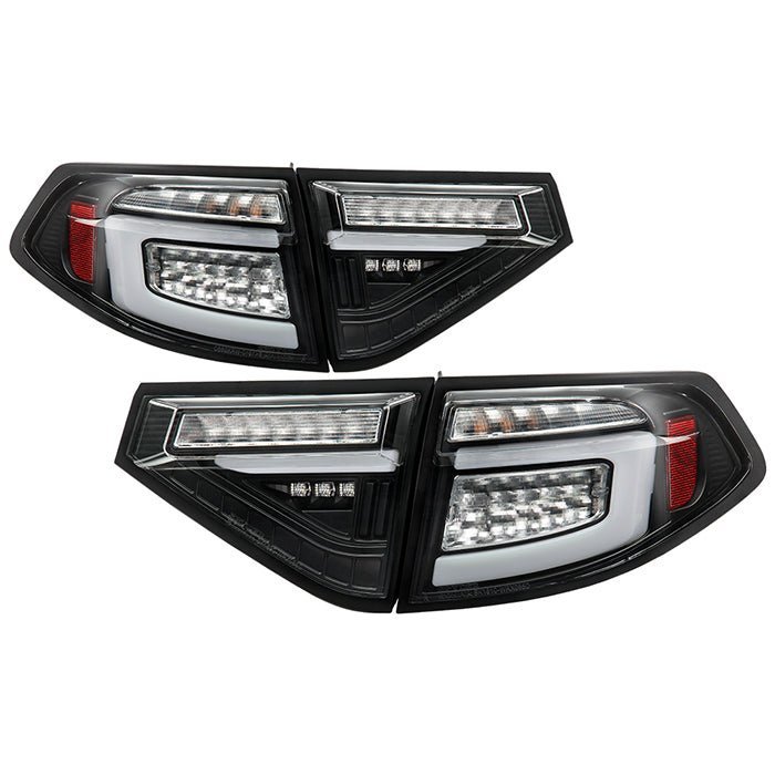 Subaru Impreza WRX 2008-2014 5Dr Hatchback Wagon LED Tail Lights- Black