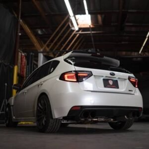 Subaru Impreza WRX 2008-2014 5Dr Hatchback Wagon LED Tail Lights- Black - Image 2