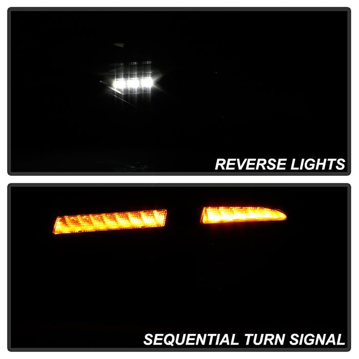 Subaru Impreza WRX 2008-2014 5Dr Hatchback Wagon LED Tail Lights- Black