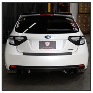 Subaru Impreza WRX 2008-2014 5Dr Hatchback Wagon LED Tail Lights- Black - Image 12