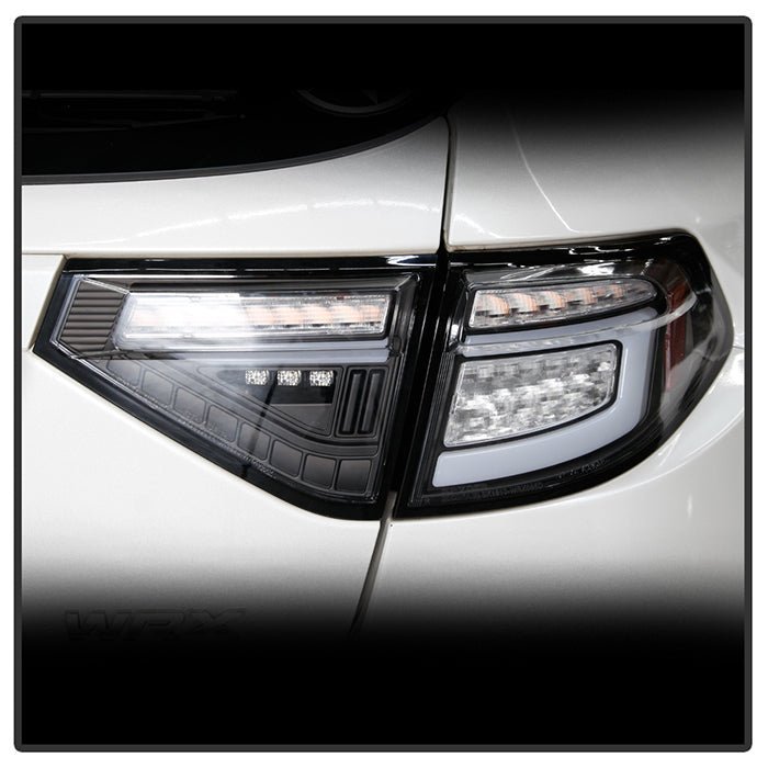 Subaru Impreza WRX 2008-2014 5Dr Hatchback Wagon LED Tail Lights- Black