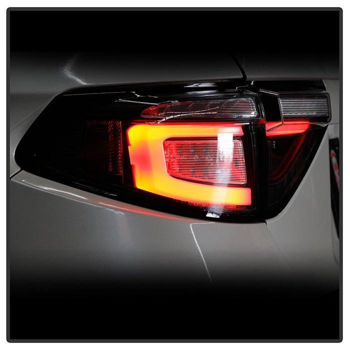 Subaru Impreza WRX 2008-2014 5Dr Hatchback Wagon LED Tail Lights- Black