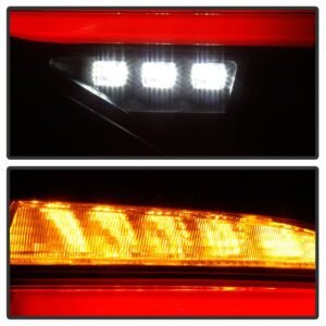 Subaru Impreza WRX 2008-2014 5Dr Hatchback Wagon LED Tail Lights- Black - Image 9