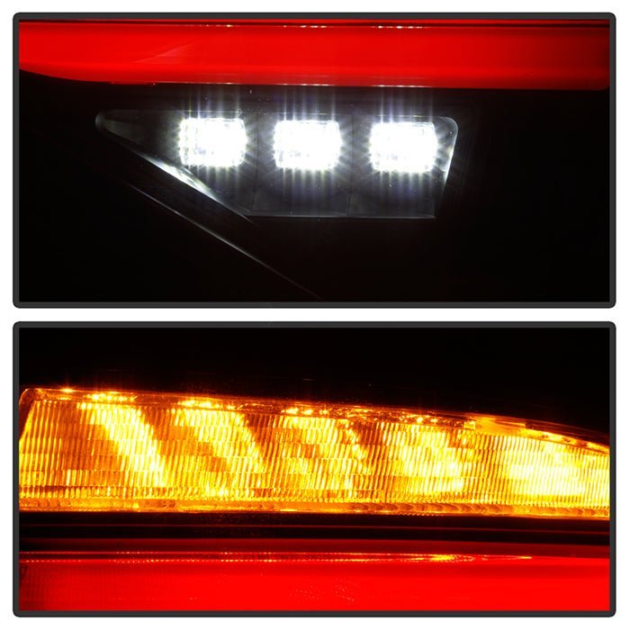 Subaru Impreza WRX 2008-2014 5Dr Hatchback Wagon LED Tail Lights- Black